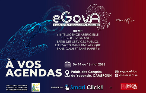 Le Cameroun accueillera la première édition des E-Gov’A en mai 2026