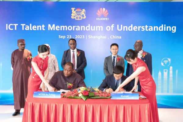 Chad inks digital talent development deal with Huawei