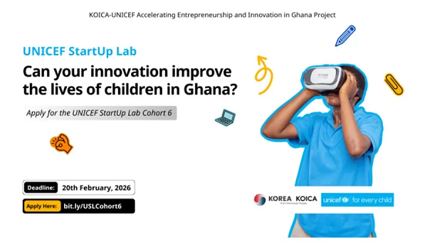 unicef-startup-lab-ouvre-les-candidatures-pour-la-cohorte-6-au-ghana