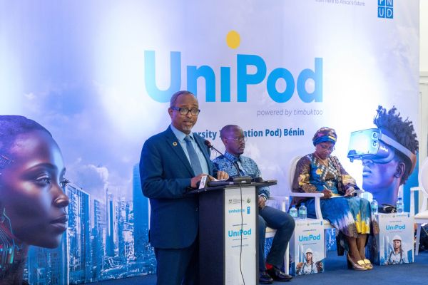 Benin, UNDP unveils Unipod, a Hub for Innovation and Youth Empowerment
