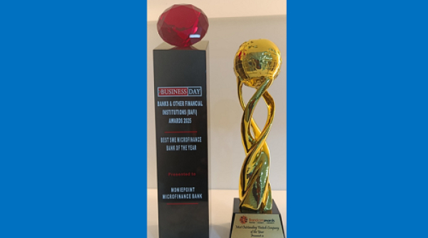Moniepoint distinguée aux BAFI, Mastercard EDGE et BrandCom Awards