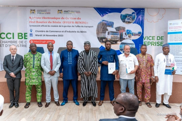 Benin launches a digital platform for road freight management