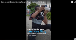 Dans le quotidien d&#039;un jeune photographe professionnel à Abidjan