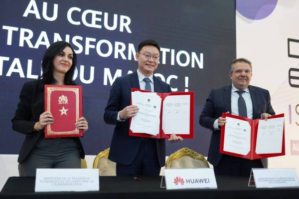 Le Maroc signe avec Huawei plusieurs accords clés en faveur de la transition numérique