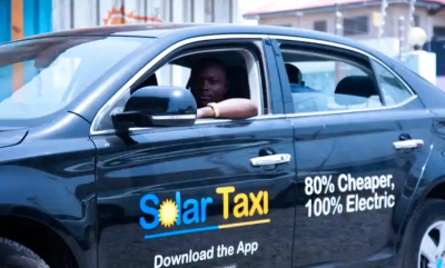 Ghana : Solar taxi utilise des voitures électriques pour assurer le transport urbain