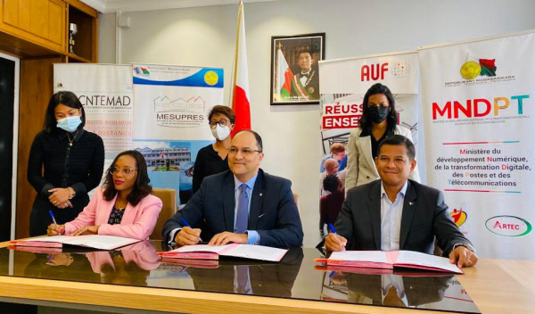 L’Agence universitaire de la francophonie accompagne Madagascar dans la création d’une université virtuelle