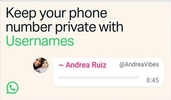 S&eacute;curit&eacute; : WhatsApp lance les noms d'utilisateurs pour masquer les num&eacute;ros