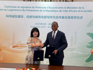 Côte d’Ivoire : Huawei soutient la numérisation du secteur du logement