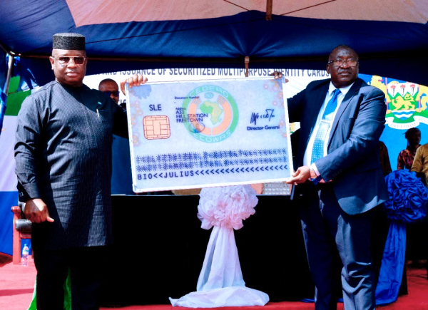 La sierra Leone se dote d’une carte d’identité nationale biométrique à multiples usages