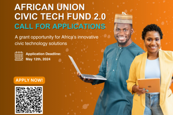 Les candidatures pour le Fonds de technologie civique de l’Union africaine sont ouvertes jusqu’au 12 mai