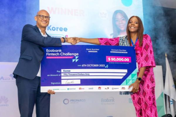 Cameroun : la fintech Koree remporte l’édition 2023 de l’Ecobank Fintech Challenge