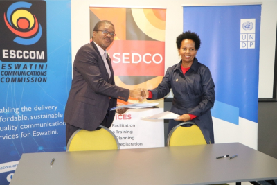 En eSwatini, le PNUD s’associe à ESCCOM pour stimuler la transformation numérique