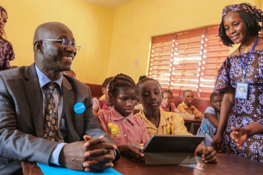 guinea-and-unicef-launch-pilot-phase-of-e-learning-platform-learning-passport